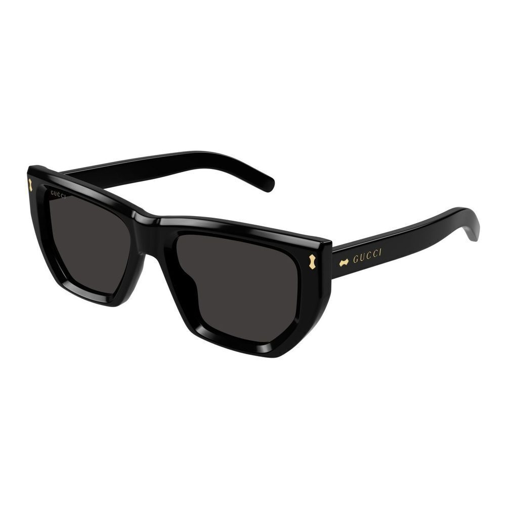NWT Gucci GG1520S-001 Black Grey 53mm Sunglasses - Picture 2 of 6